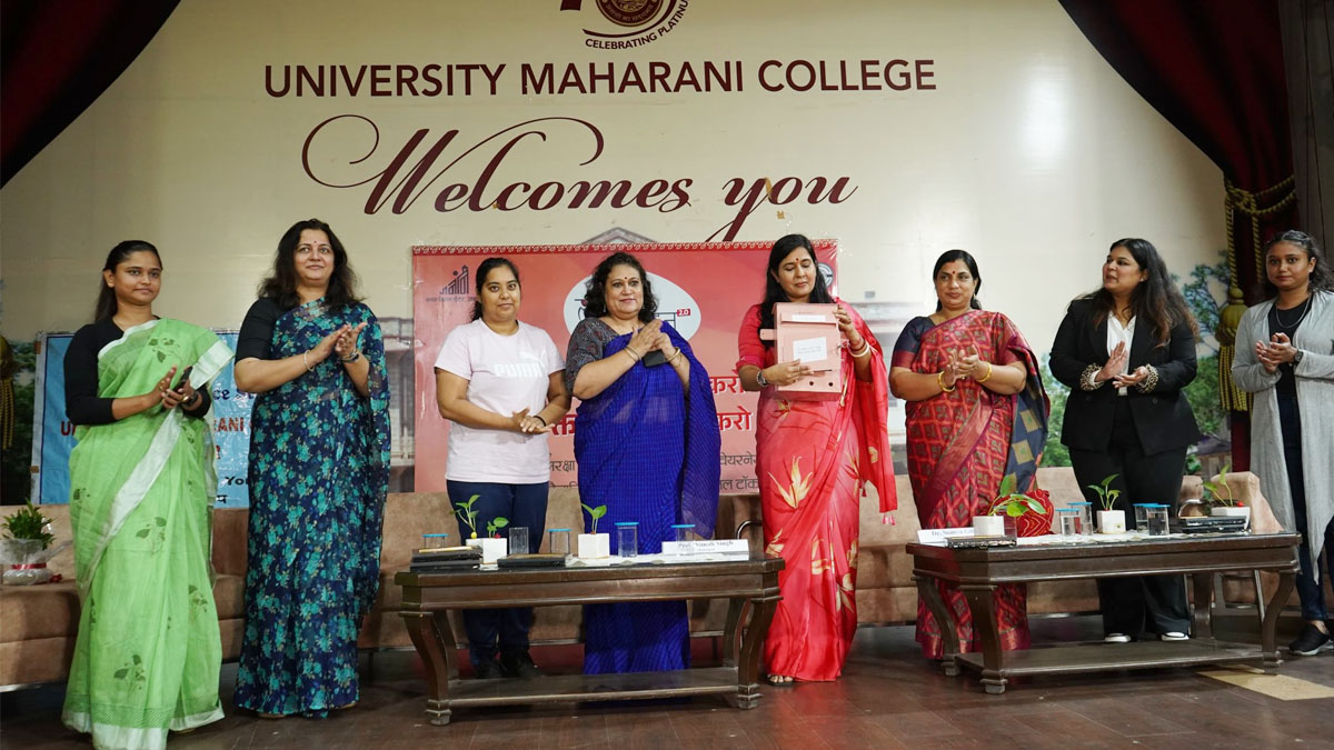कानोडिया कॉलेज में शक्ति वंदन 2.0 कार्यक्रम, ग्रेटर महापौर सोम्या गुर्जर ने की शिरकत