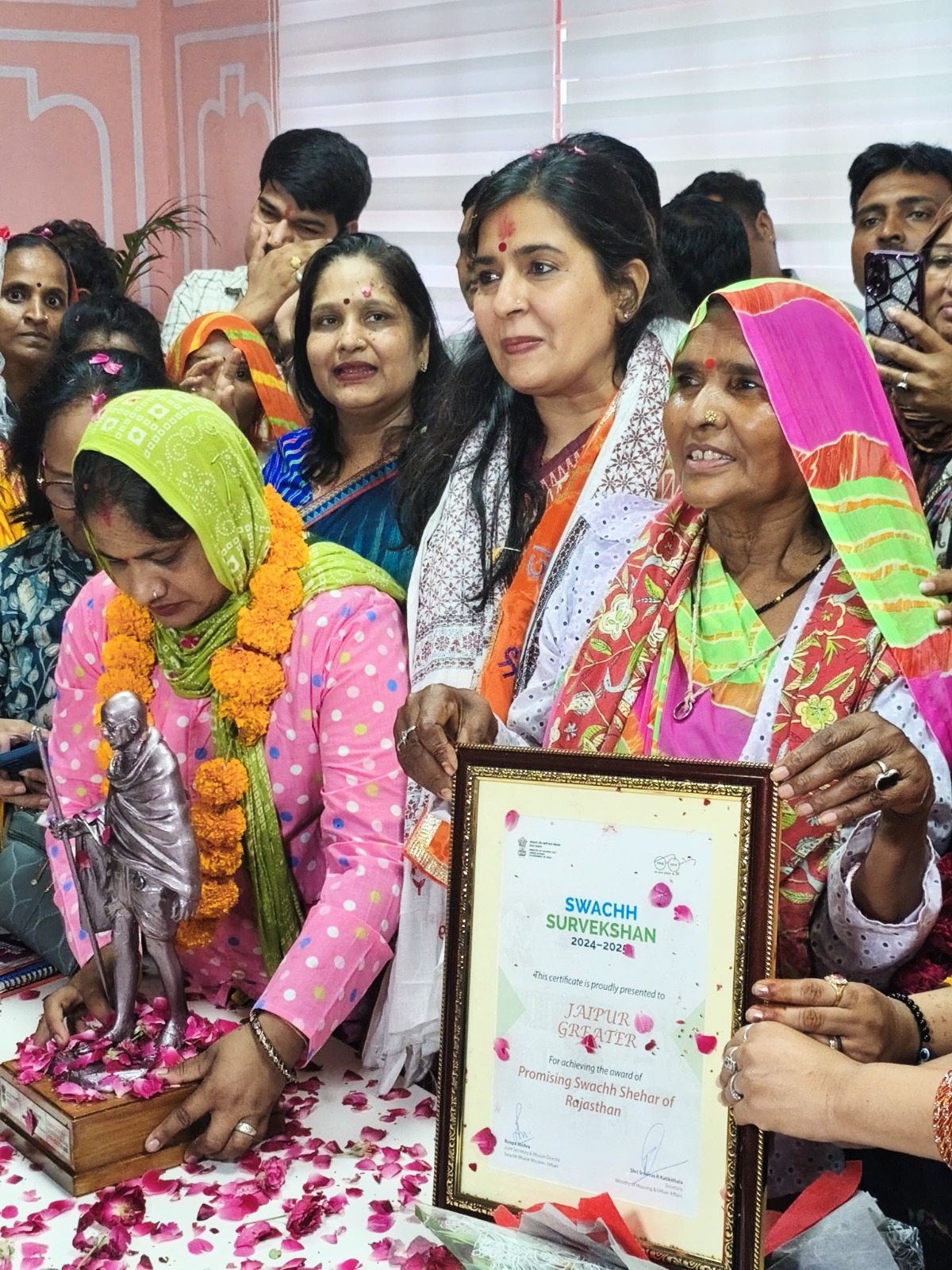 स्वच्छ सर्वेक्षण-2024 के परिणामों में नगर निगम ग्रेटर जयपुर को मिला राष्ट्रीय स्तर पर 16वां और राज्य स्तरीय प्रथम स्थान