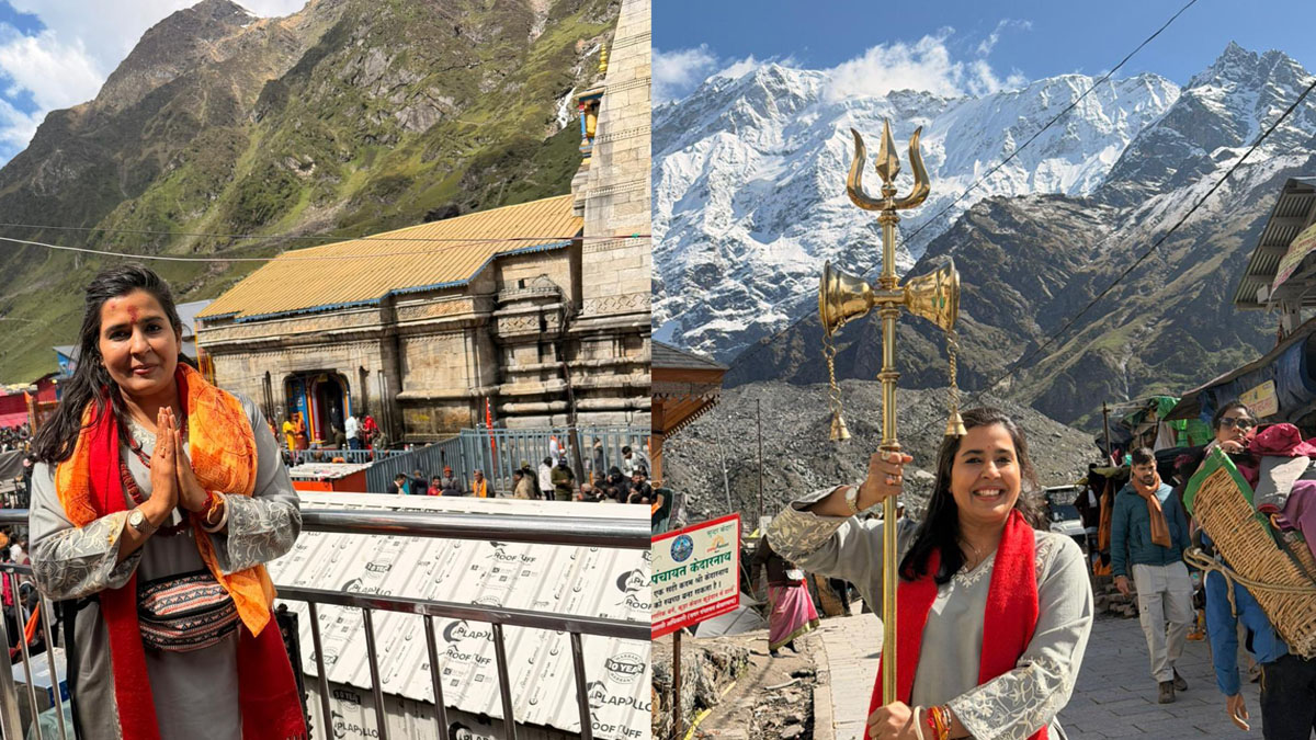 श्री केदारनाथ धाम में बाबा केदार और श्री बद्रीनाथ धाम में भगवान बद्री विशाल के दिव्य दर्शन का सौभाग्य प्राप्त हुआ